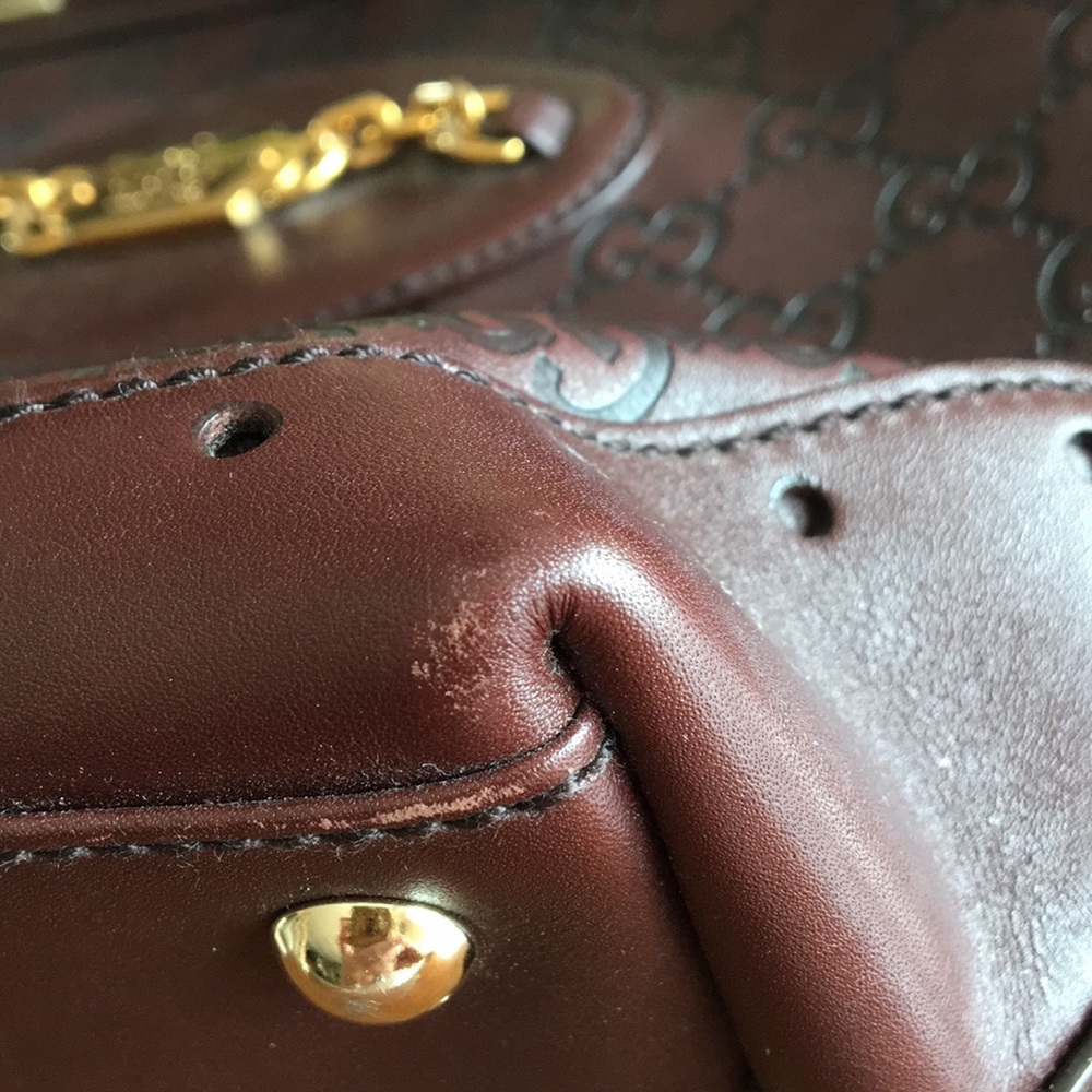 SOLD!!! GUCCI Punch Tote - Picture 4 of 8